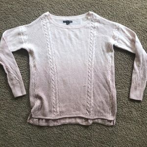 Knitted pink sweater